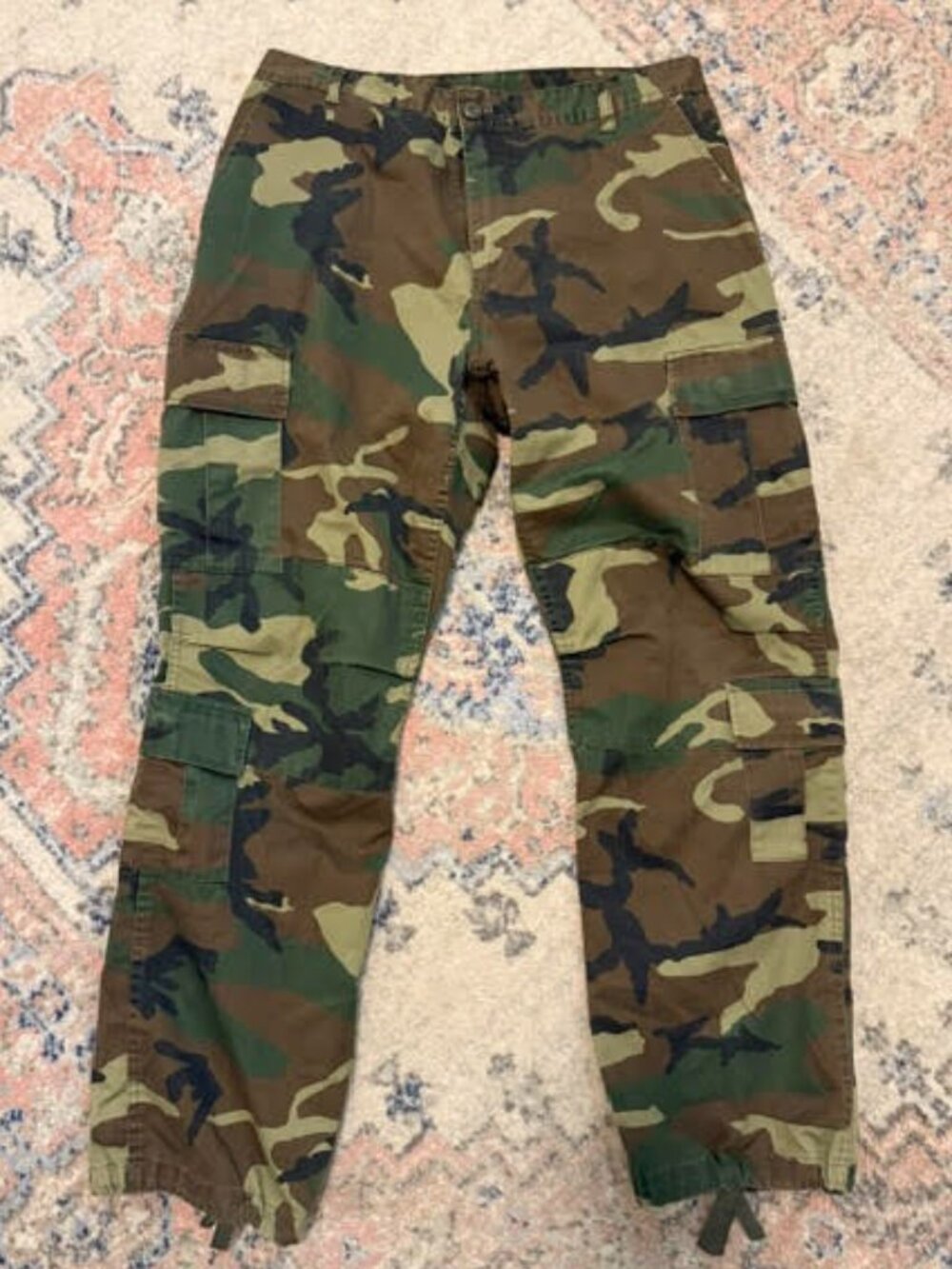 Vintage Style Camoflauge Pants